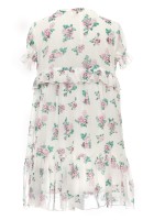 Sukienka dziewczęca z szyfonu w drukowane kwiaty. jpg