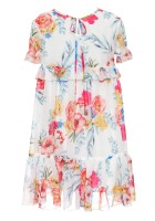 Szyfonowa drukowana sukienka dziewczęca. jpg