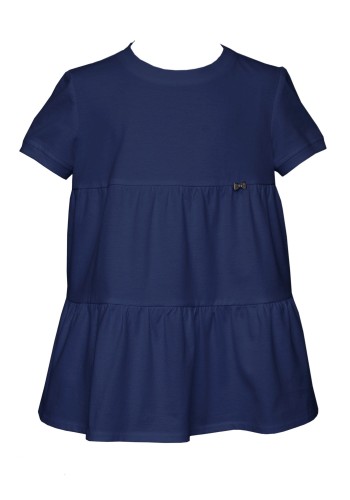 Bluzka szkolna z dzianiny w kolorze granatowym