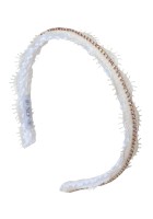 Komunijna opaska przyozdobiona taśmą z mieniącymi się cyrkoniami.jpg