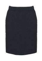 Czarna spódnica z koronkowymi lampasami na bokach.jpg