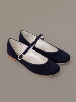 Obuwie dziewczęce do szkoły w granatowym kolorze.jpg