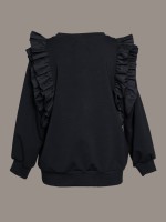 Czarna bluza z dzianiny z falbankami.jpg