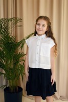 Czarna spódnica ze zwiewnej tkaniny