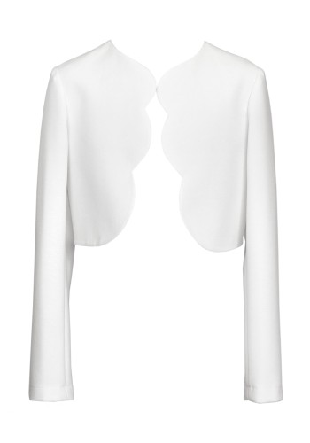 Białe bolerko dziewczęce do Pierwszej  Komunii Świętej 